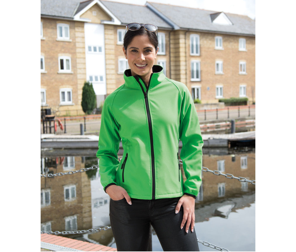WOMENS PRINTABLE SOFTSHELL JACKET R231F