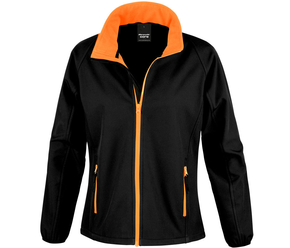 WOMENS PRINTABLE SOFTSHELL JACKET R231F