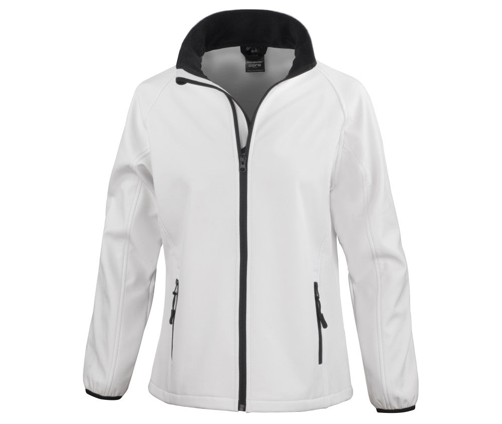 WOMENS PRINTABLE SOFTSHELL JACKET R231F