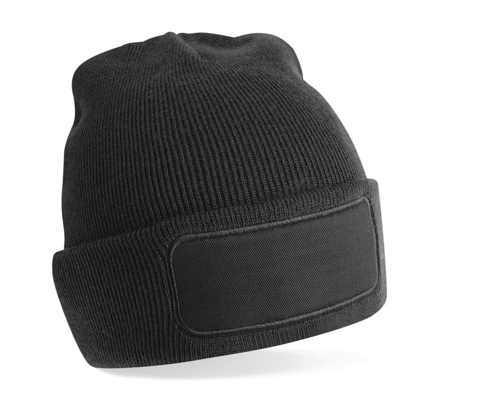 Patch Beanie besticken lassen mit Firmenlogo – Beechfield BF445