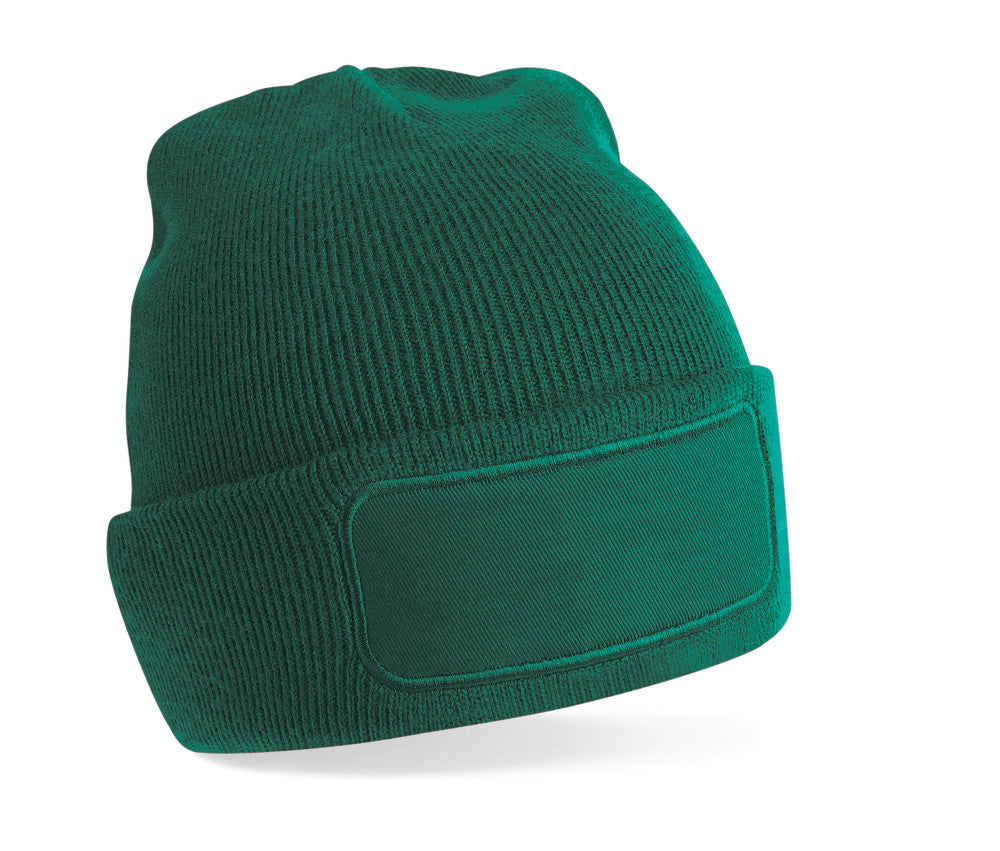 Patch Beanie besticken lassen mit Firmenlogo – Beechfield BF445