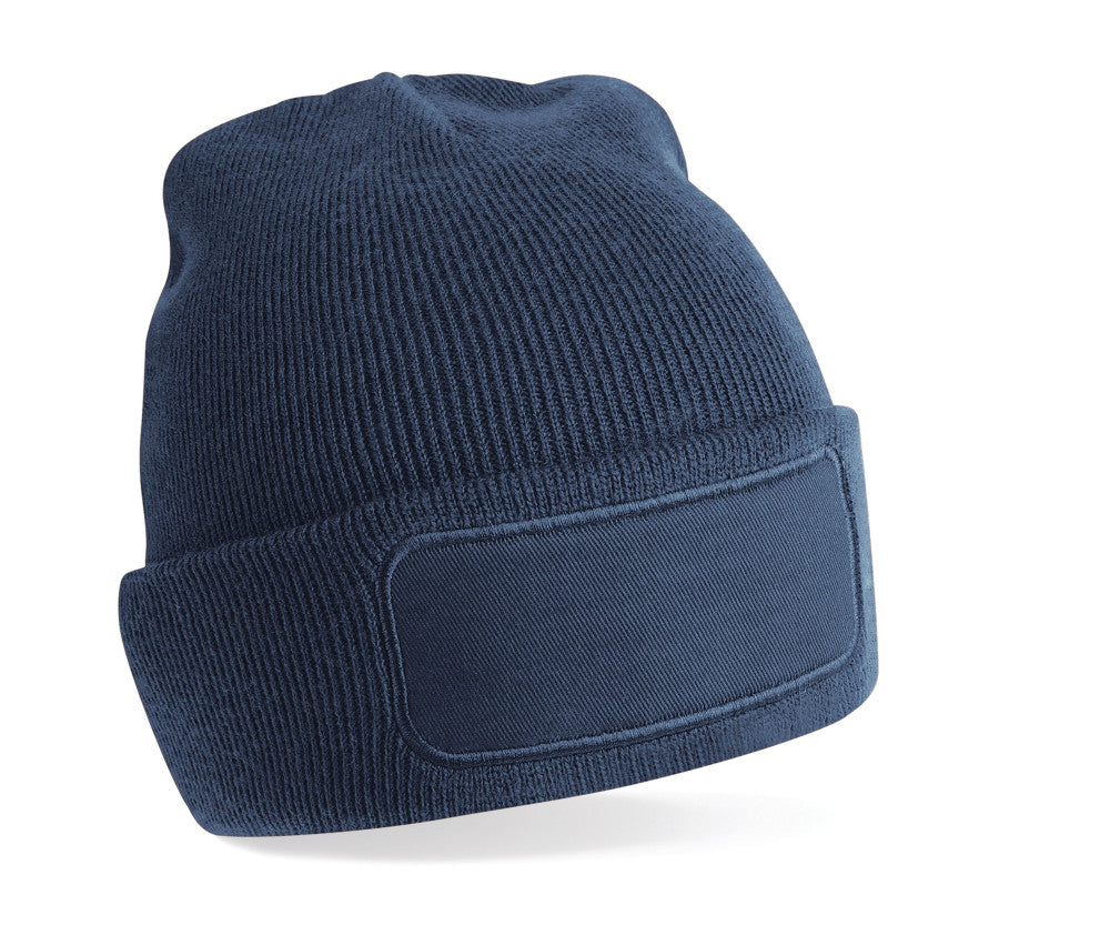 Patch Beanie besticken lassen mit Firmenlogo – Beechfield BF445
