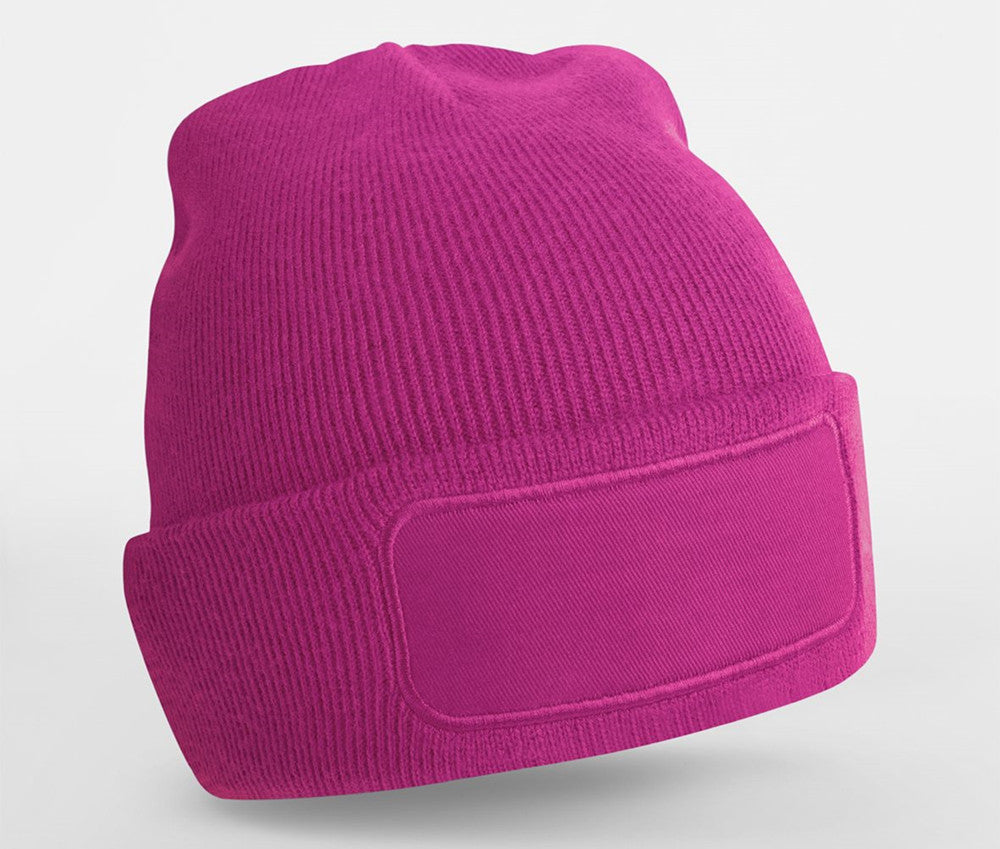 Patch Beanie besticken lassen mit Firmenlogo – Beechfield BF445