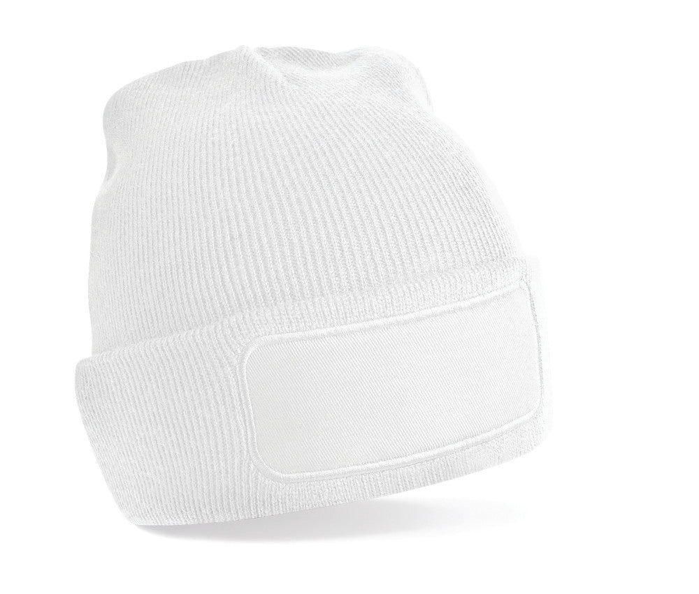 Patch Beanie besticken lassen mit Firmenlogo – Beechfield BF445